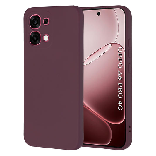 Ovitek za Oppo A6 Pro 5G / A6 Pro 4G, Techsuit, SoftFlex, Vijolično rdeča