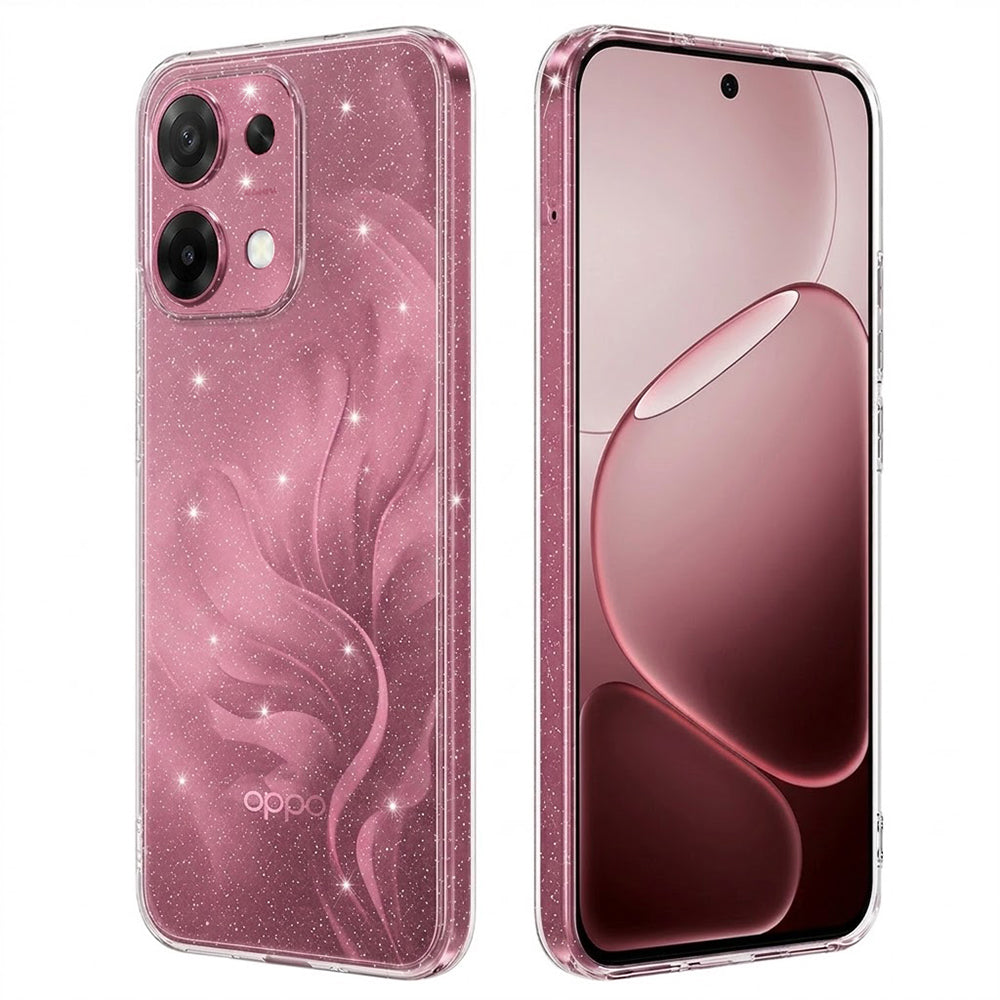 Ovitek za Oppo A6 Pro 5G / A6 Pro 4G, Techsuit, SparkleSkin, Prozoren
