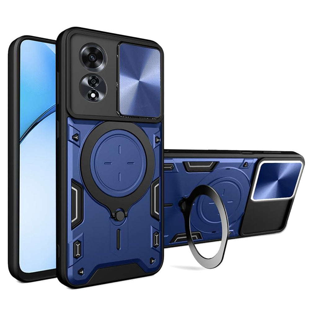 Ovitek za Oppo A60, Techsuit, CamGuard Pro, modra