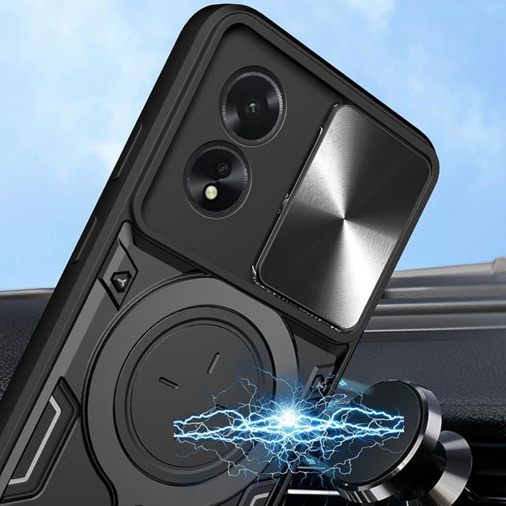 Ovitek za Oppo A60, Techsuit, CamGuard Pro, modra