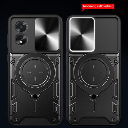 Ovitek za Oppo A60, Techsuit, CamGuard Pro, Rdeč