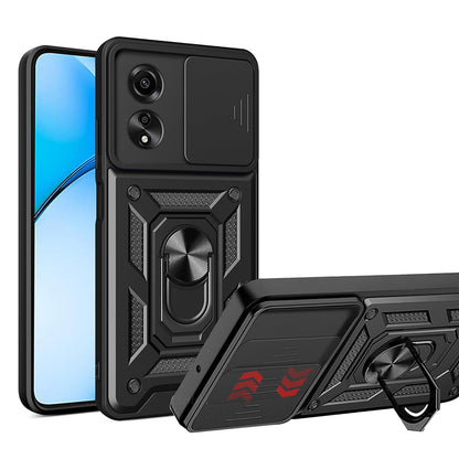 Ovitek za Oppo A60, Techsuit, CamShield, Črn