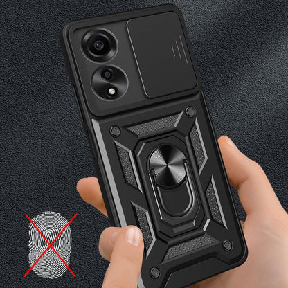 Ovitek za Oppo A60, Techsuit, CamShield, Črn