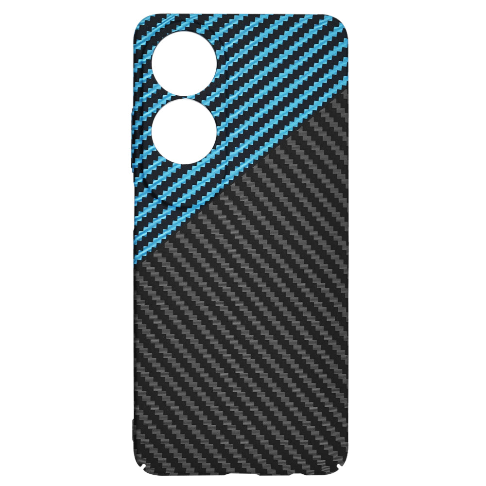 Ovitek za Oppo A60, Techsuit, Carbonite FiberShell, Črna Bleu