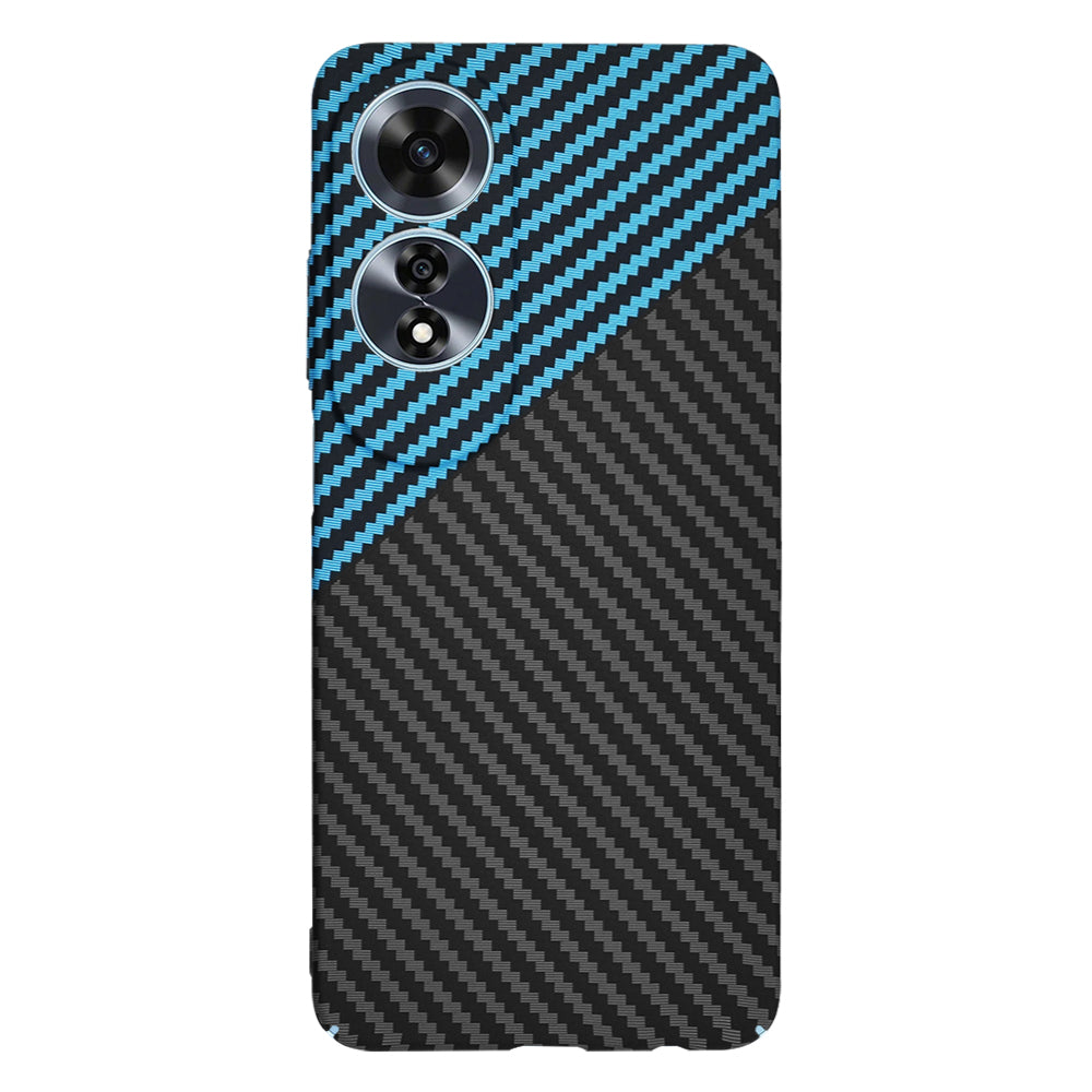 Ovitek za Oppo A60, Techsuit, Carbonite FiberShell, Črna Bleu