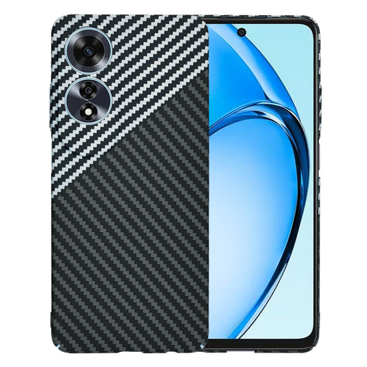 Ovitek za Oppo A60, Techsuit, Carbonite FiberShell, Črno Siva