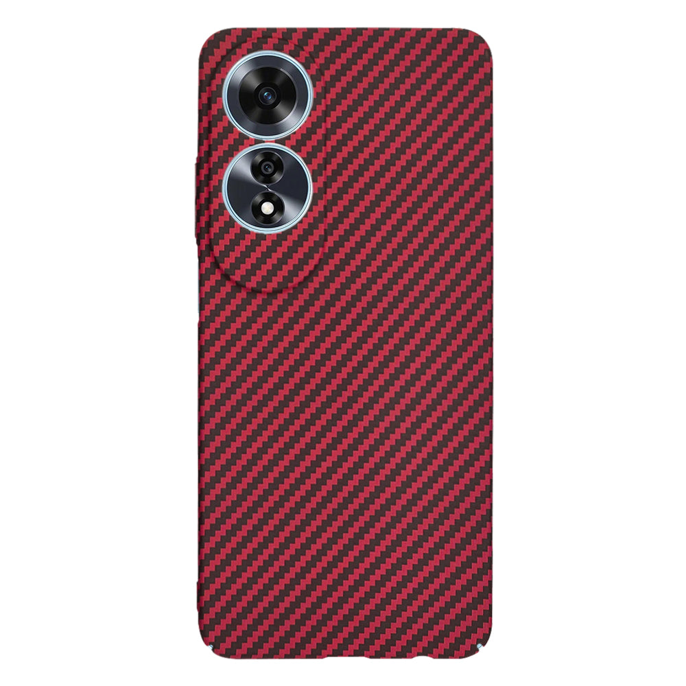 Ovitek za Oppo A60, Techsuit, Carbonite FiberShell, Rdeč