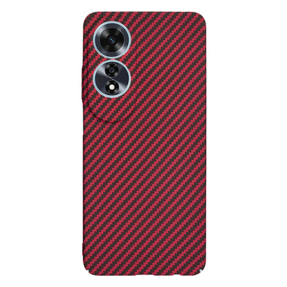 Ovitek za Oppo A60, Techsuit, Carbonite FiberShell, Rdeč