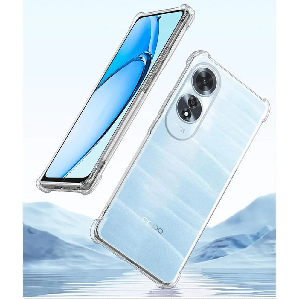Ovitek za Oppo A60, Techsuit, Proti udarcem Prozoren