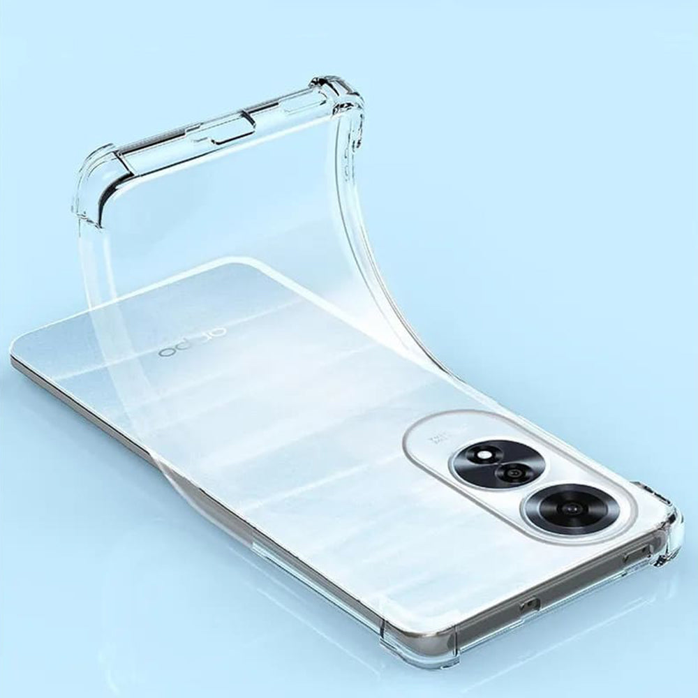 Ovitek za Oppo A60, Techsuit, Proti udarcem Prozoren