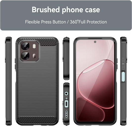 Ovitek za Oppo A6k 4G / A6x 4G / A6x / A6 4G, Techsuit, ogljik, modra