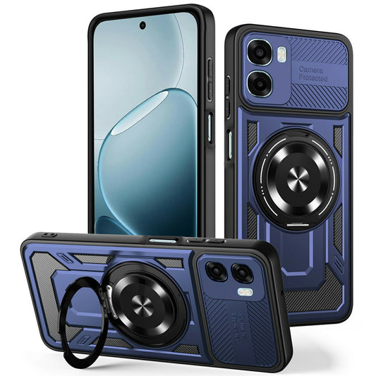 Ovitek za Oppo A6k 4G / A6x 4G / A6x, Techsuit, RuggedCam, modra