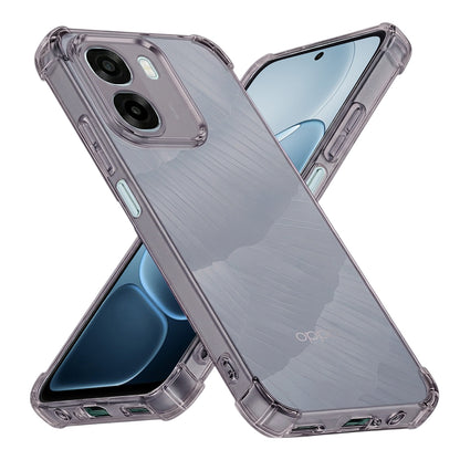 Ovitek za Oppo A6k 4G / A6x 4G / A6x, Techsuit, prozoren odporen na udarce, dimljen