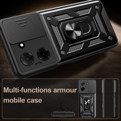 Ovitek za Oppo A6x 4G / A6x, Techsuit, CamShield, črn