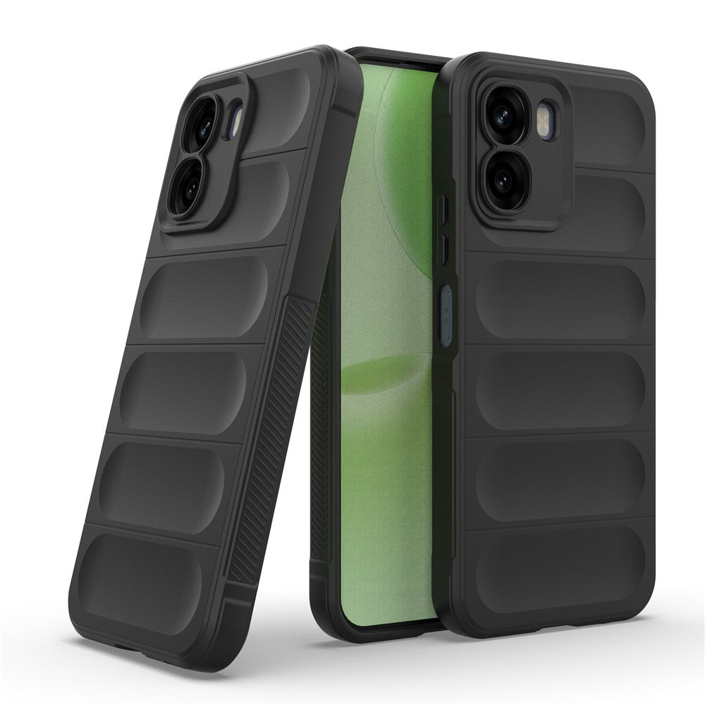 Ovitek za Oppo A6x 4G / A6x, Techsuit, Magic Shield, Črn