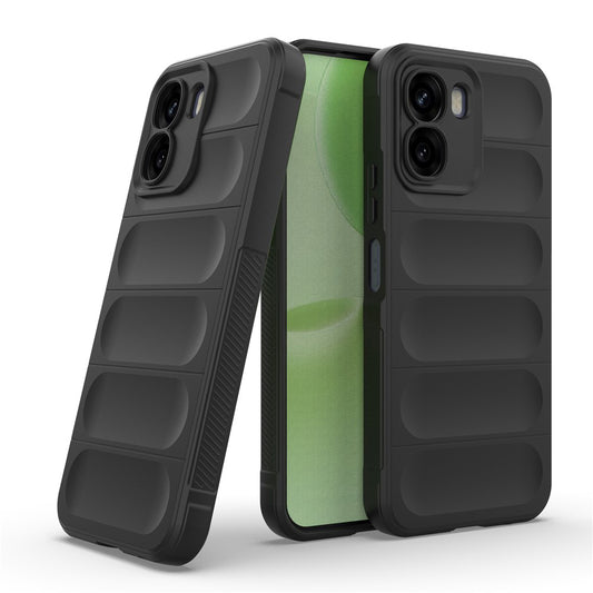 Ovitek za Oppo A6x 4G / A6x, Techsuit, Magic Shield, Črn