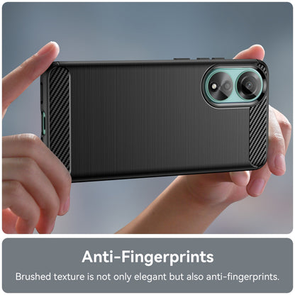 Ovitek za Oppo A78 4G, Techsuit, Karbon, Črn