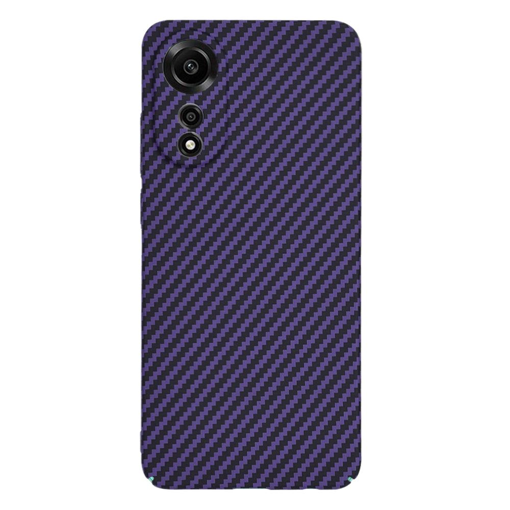 Case for Oppo A78 4G, Techsuit, Carbonite FiberShell, Purple