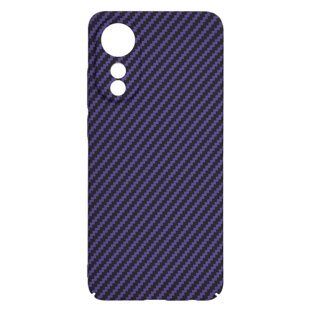 Case for Oppo A78 4G, Techsuit, Carbonite FiberShell, Purple