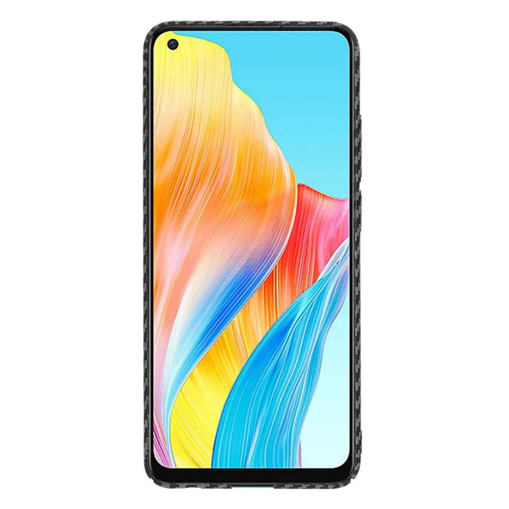 Ovitek za Oppo A78 4G, Techsuit, Carbonite FiberShell, Črn