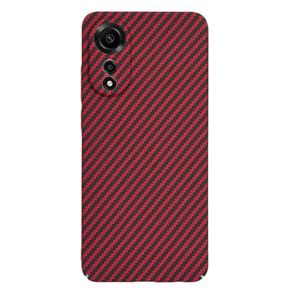 Ovitek za Oppo A78 4G, Techsuit, Carbonite FiberShell, rdeč