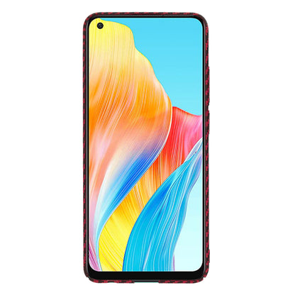Ovitek za Oppo A78 4G, Techsuit, Carbonite FiberShell, rdeč
