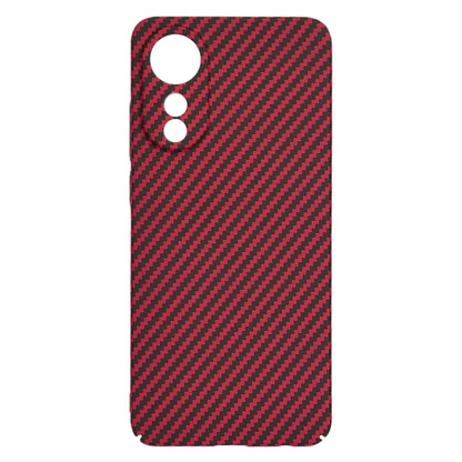 Ovitek za Oppo A78 4G, Techsuit, Carbonite FiberShell, rdeč