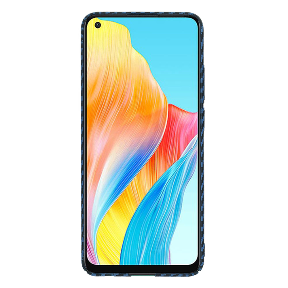 Case for Oppo A78 4G, Techsuit, Carbonite FiberShell, Turquoise