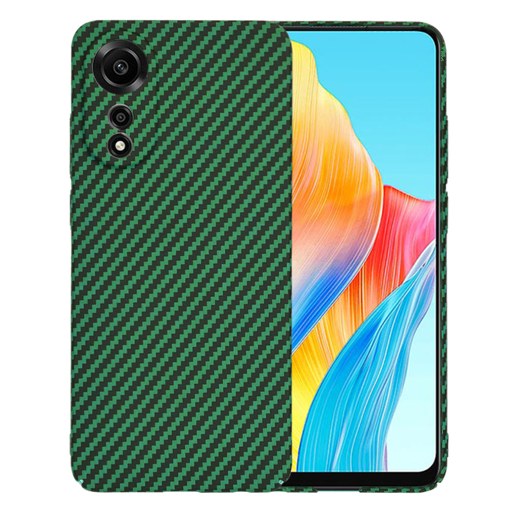 Ovitek za Oppo A78 4G, Techsuit, Carbonite FiberShell, Zelen