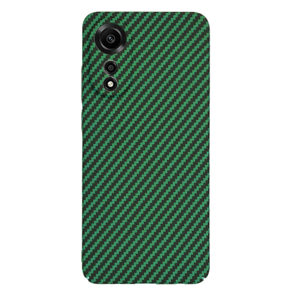 Ovitek za Oppo A78 4G, Techsuit, Carbonite FiberShell, Zelen