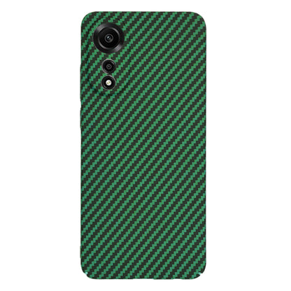 Ovitek za Oppo A78 4G, Techsuit, Carbonite FiberShell, Zelen