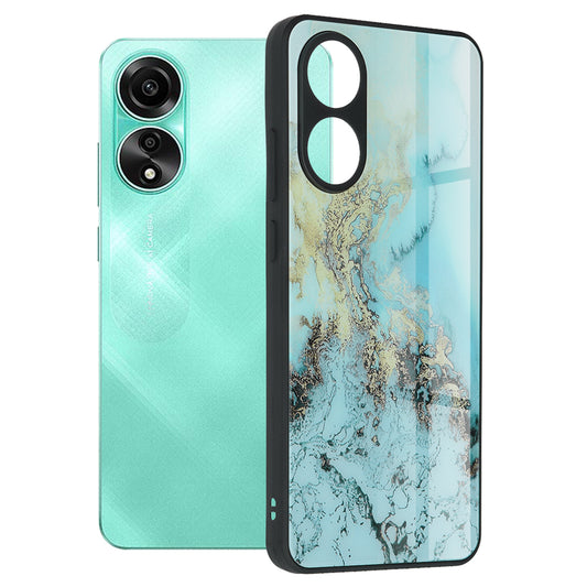 Ovitek za Oppo A78 4G, Techsuit, Glaze, modra