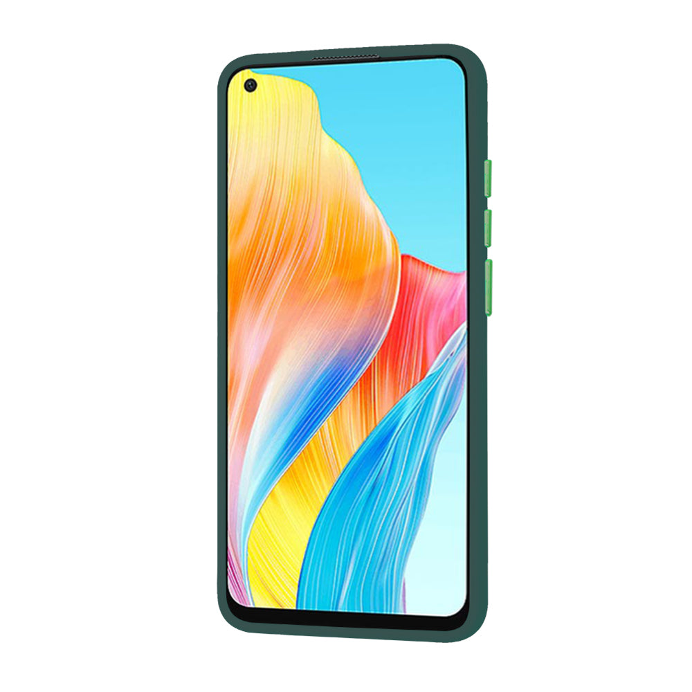 Ovitek za Oppo A78 4G, Techsuit, HaloFrost, Zeleno