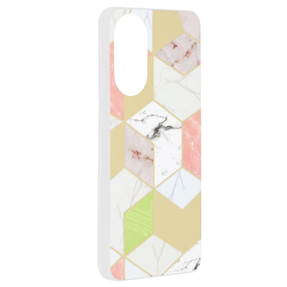 Ovitek za Oppo A78 4G, Techsuit, Marble, vijoličen