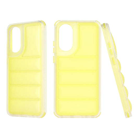 Ovitek za Oppo A78 4G, Techsuit, Wave Shield, rumen