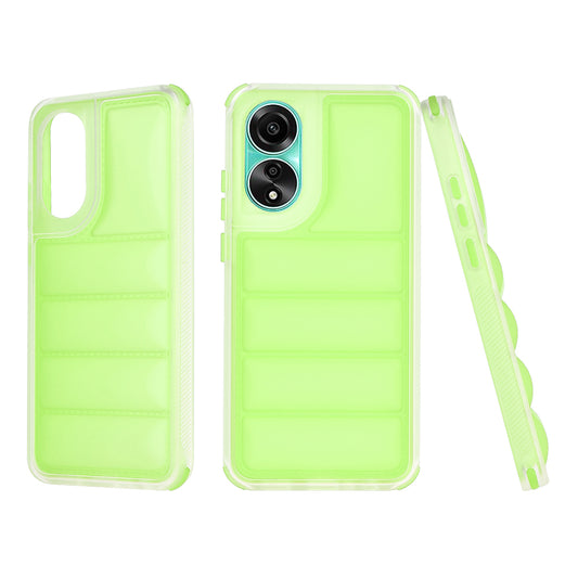 Ovitek za Oppo A78 4G, Techsuit, Wave Shield, Zelen