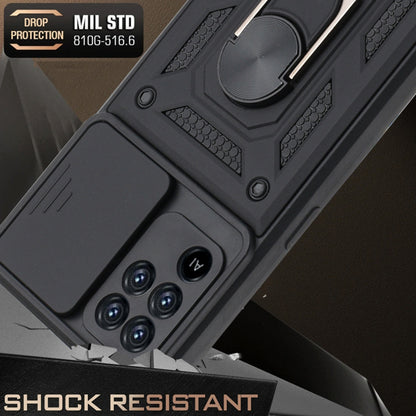 Ovitek za Oppo A94 / Reno5 Lite, Techsuit, CamShield, Črn