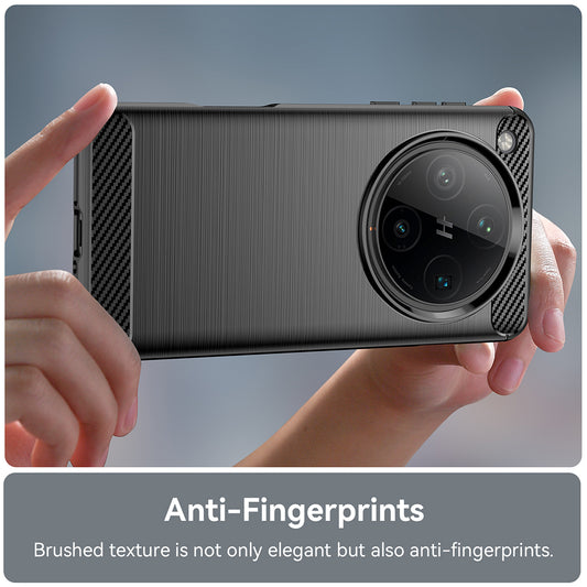 Ovitek za Oppo Find X8 Pro, Techsuit, Karbon, Črn