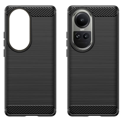 Ovitek za Oppo Reno10 / Reno10 Pro, Techsuit, Karbon, Črn