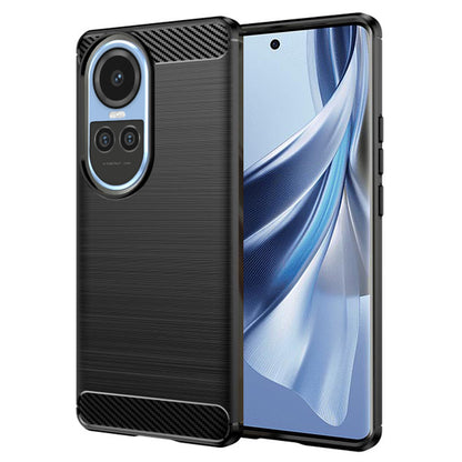 Ovitek za Oppo Reno10 / Reno10 Pro, Techsuit, Karbon, Črn