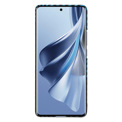 Ovitek za Oppo Reno10 / Reno10 Pro, Techsuit, Carbonite FiberShell, Črna Bleu