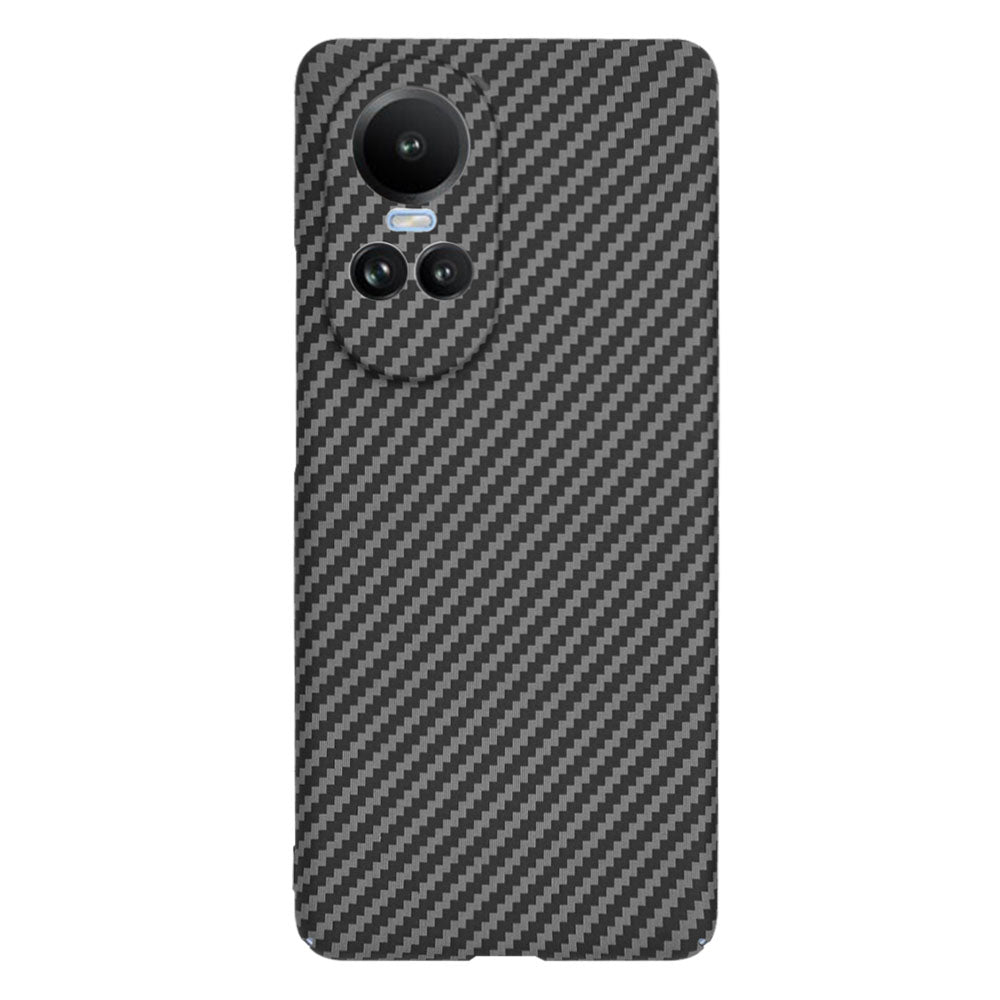 Ovitek za Oppo Reno10 / Reno10 Pro, Techsuit, Carbonite FiberShell, Črn