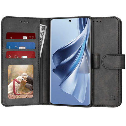 Ovitek za Oppo Reno10 / Reno10 Pro, Techsuit, Diary Book, Črn