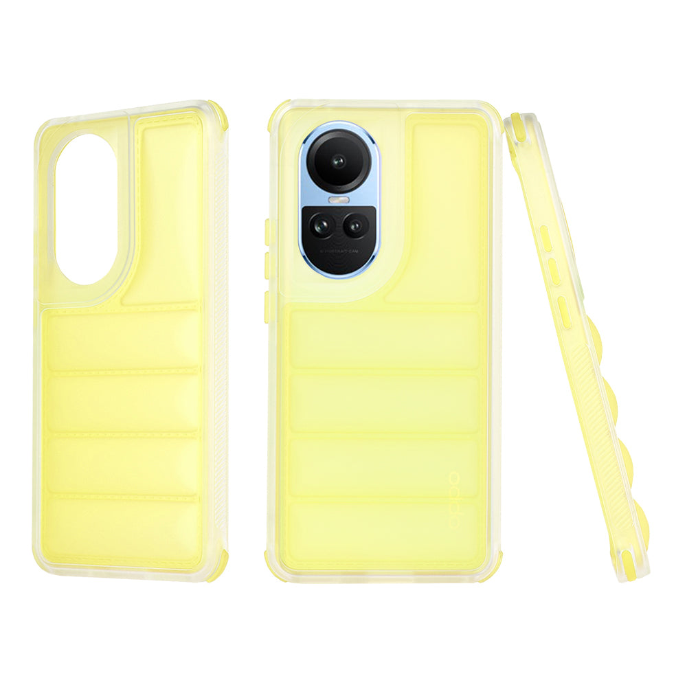 Ovitek za Oppo Reno10 / Reno10 Pro, Techsuit, Wave Shield, rumen