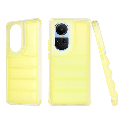 Ovitek za Oppo Reno10 / Reno10 Pro, Techsuit, Wave Shield, rumen