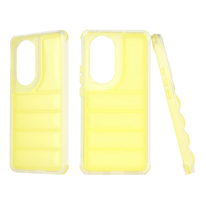 Ovitek za Oppo Reno10 / Reno10 Pro, Techsuit, Wave Shield, rumen