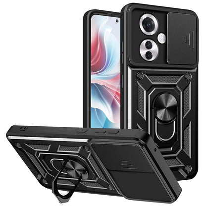 Ovitek za Oppo Reno11 F, Techsuit, CamShield, Črn