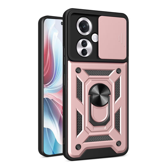 Ovitek za Oppo Reno11 F, Techsuit, CamShield, roza