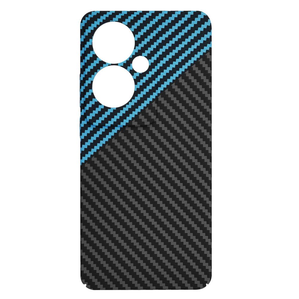 Ovitek za Oppo Reno11 F, Techsuit, Carbonite FiberShell, Črna Bleu