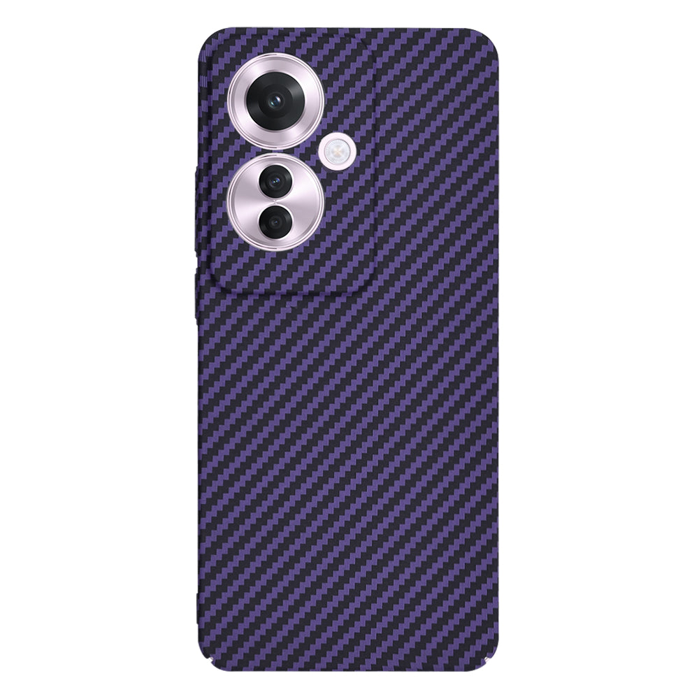 Ovitek za Oppo Reno11 F, Techsuit, Carbonite FiberShell, Vijoličen